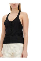 Tom Ford Women's Jersey Tank Top Black, view 4