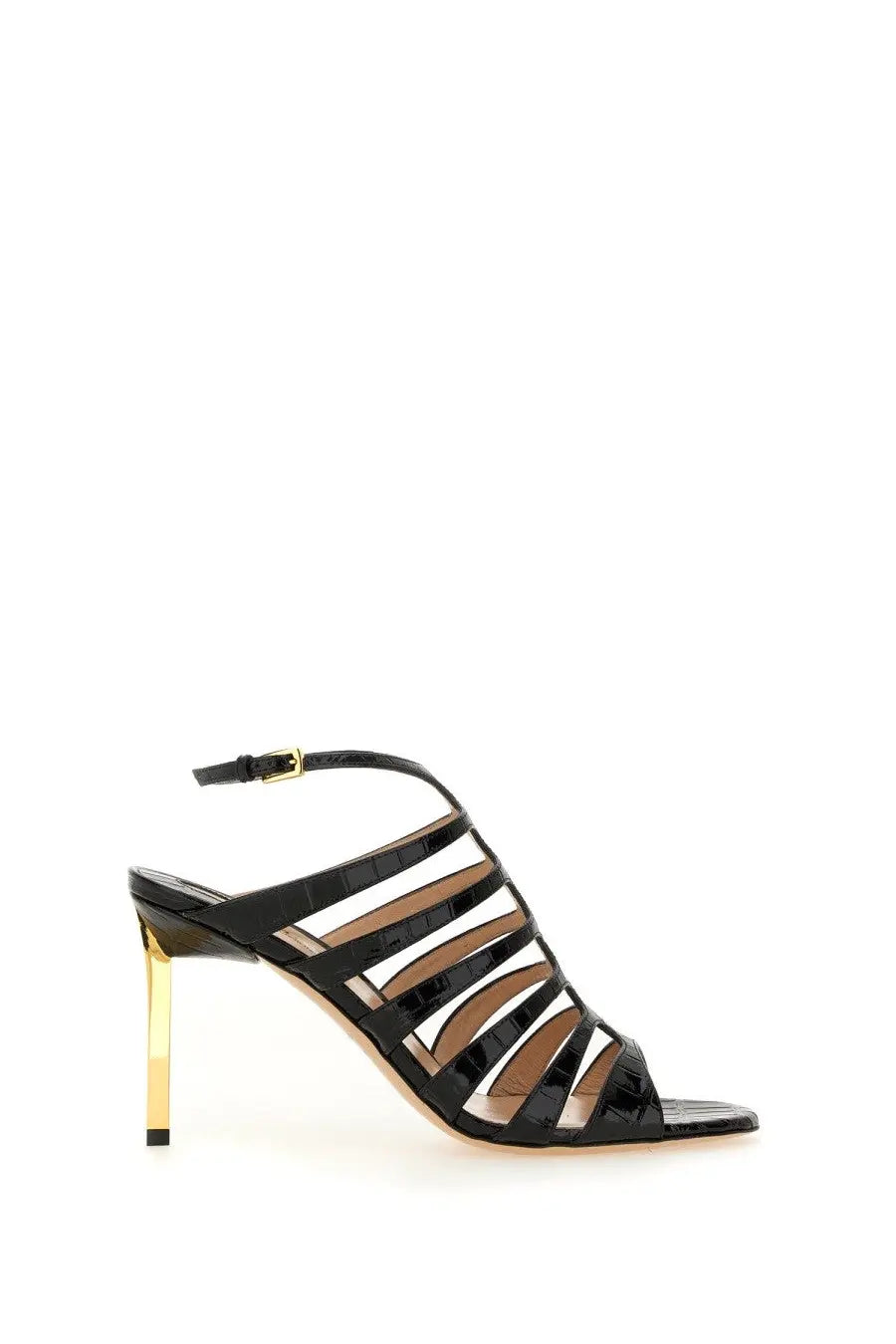 Tom Ford Women's Leather Sandal Black