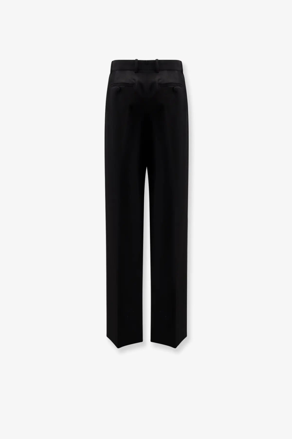 Tom Ford Women's Pleated Wool Trousers Black, view 4