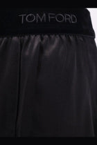 Tom Ford Women's Pyjamas Stretch Satin Trousers Black, view 5
