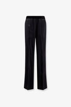 Tom Ford Women's Pyjamas Stretch Satin Trousers Black