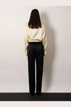 Tom Ford Women's Pyjamas Stretch Satin Trousers Black, view 3