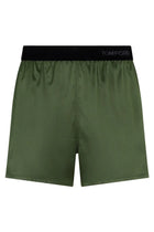 Tom Ford Women's Silk Pajama Shorts Green