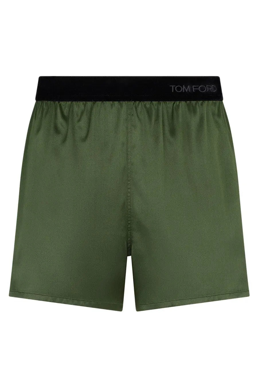 Tom Ford Women's Silk Pajama Shorts Green