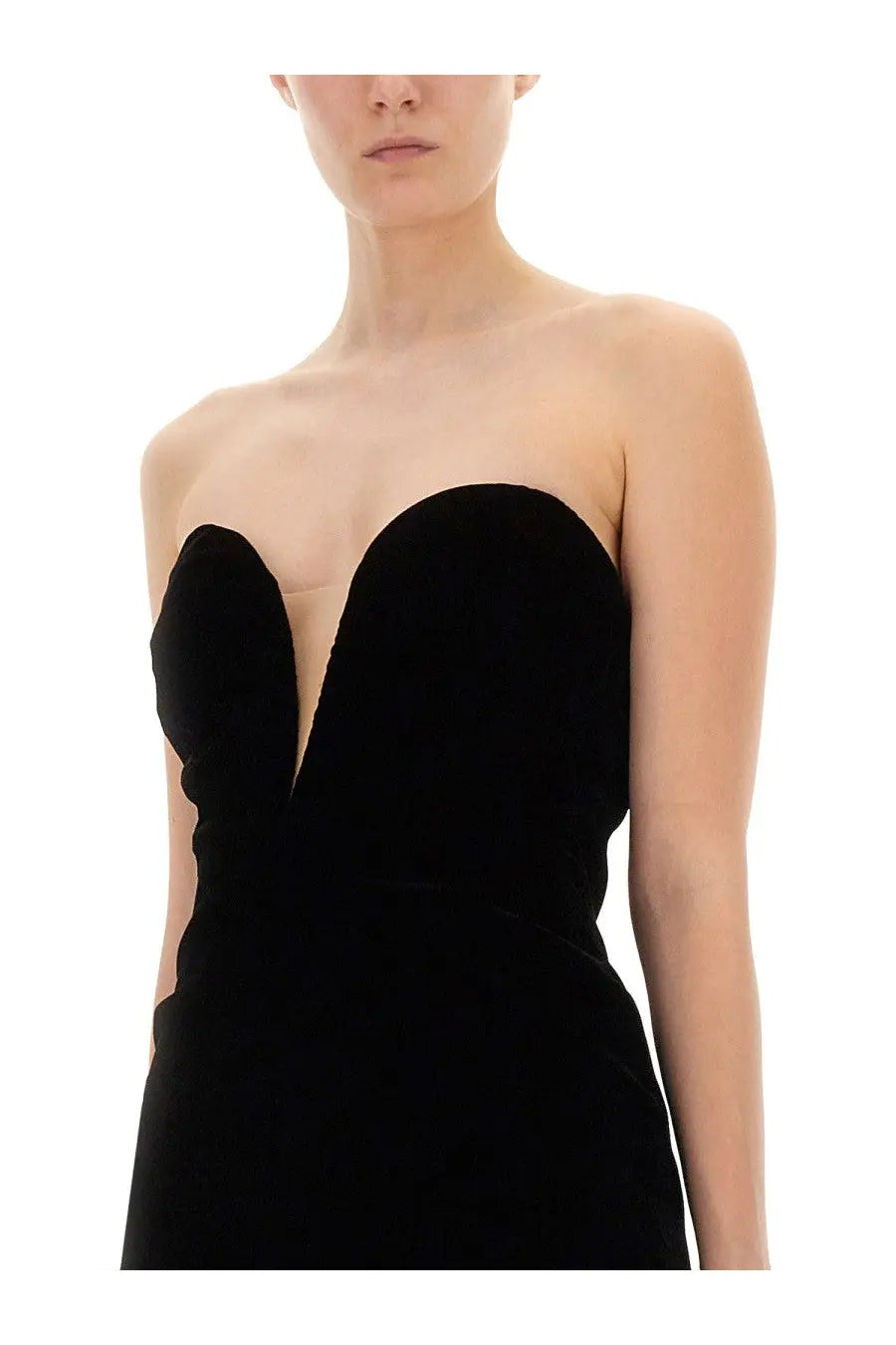 Tom Ford Women's Velvet Cocktail Dress Black, view 2