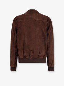 ARMA Men's Tomme Reversible Suede Jacket Brown