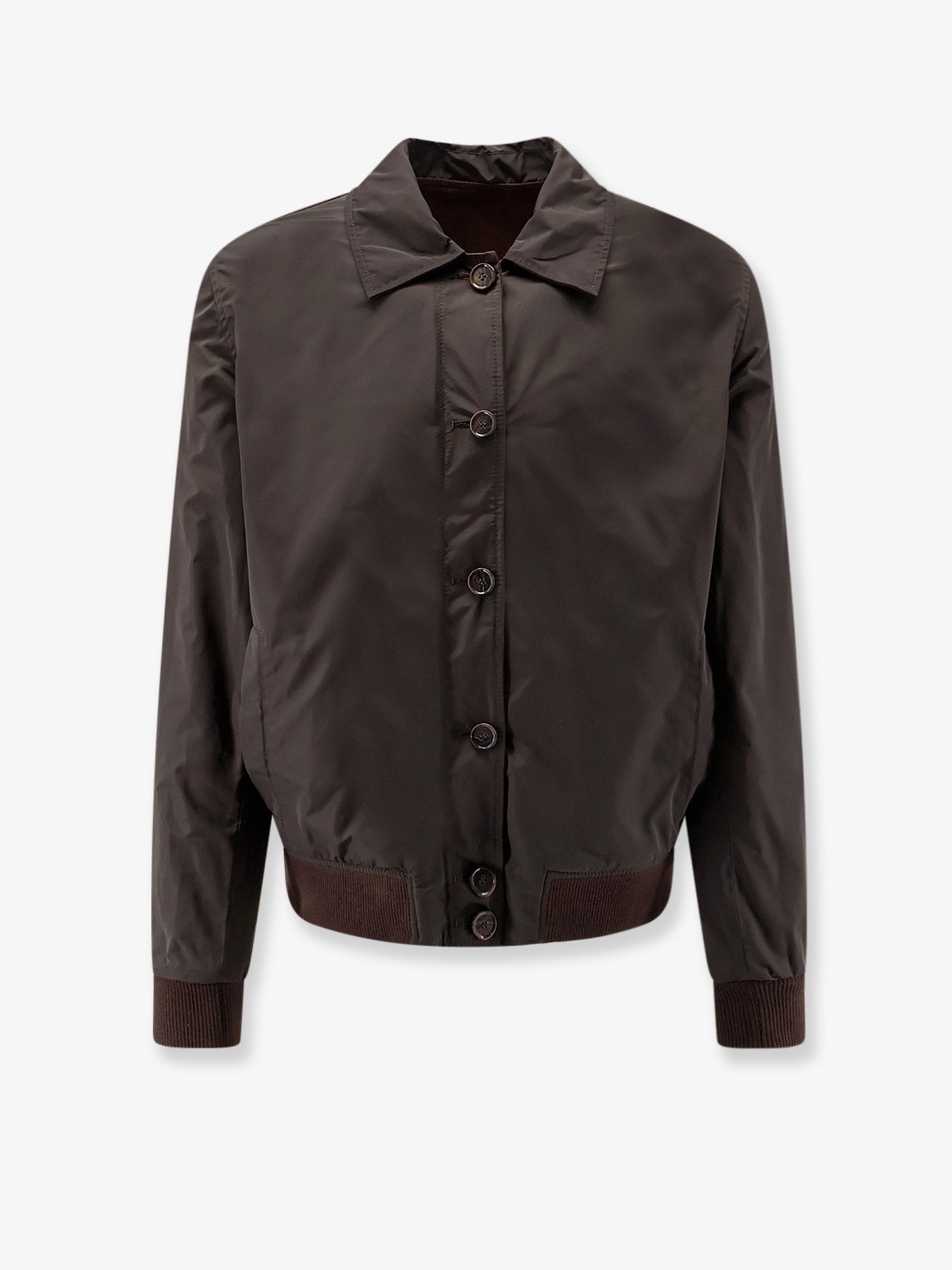 ARMA Men's Tomme Reversible Suede Jacket Brown