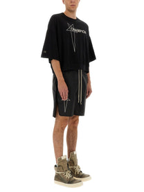 Champion X Rick Owens Men's Tommy Cropped Shirt Black