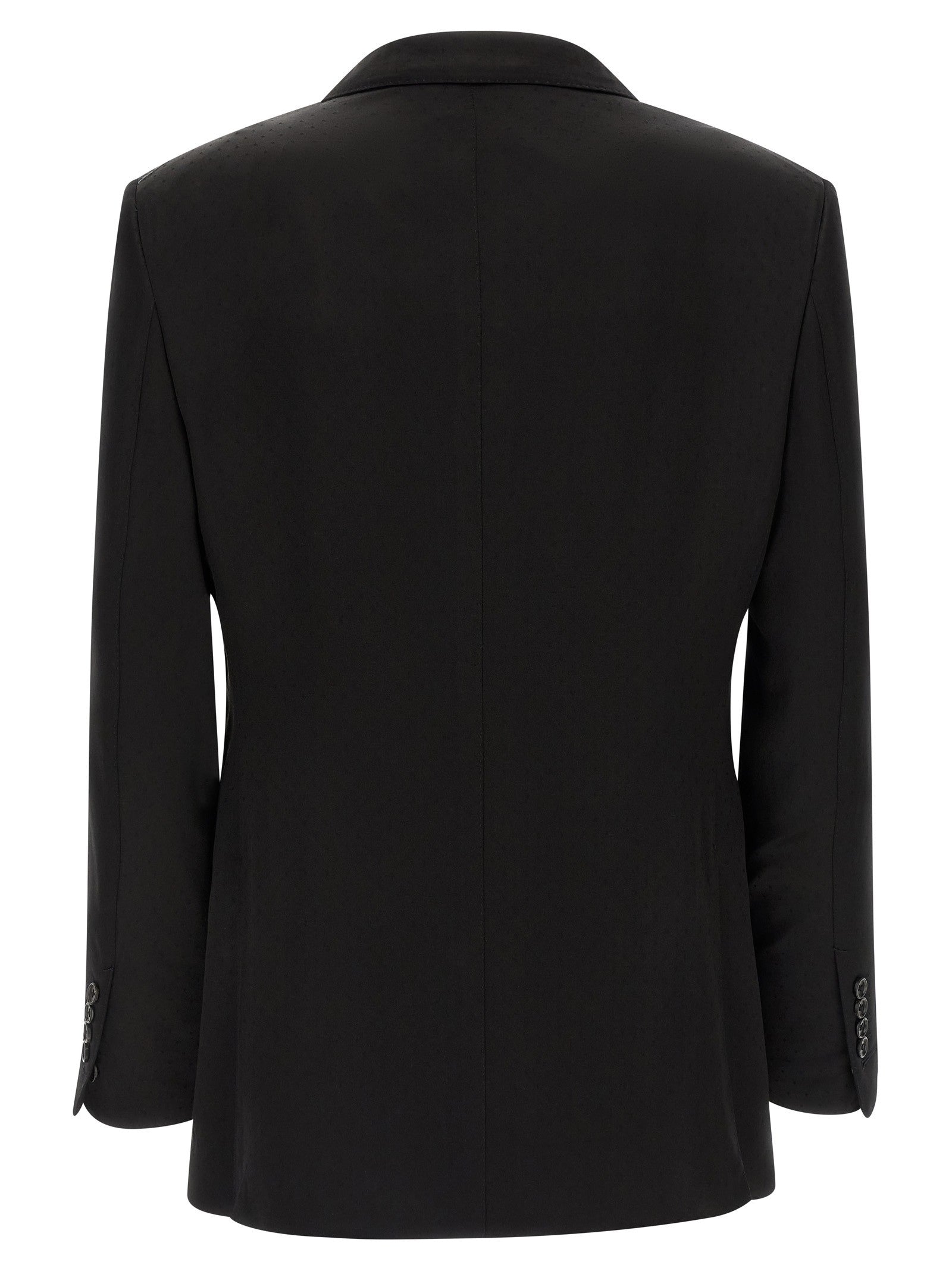 Tom Ford Tone on Tone Polka Dot Blazer Black