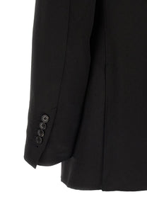 Tom Ford Tone on Tone Polka Dot Blazer Black