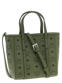 MCM Toni Mini Shopping Bag Green