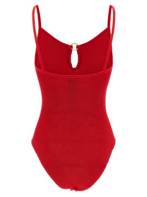 Hunza G Toni One Piece Swimsuit Red