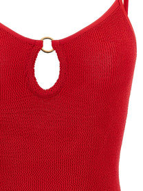 Hunza G Toni One Piece Swimsuit Red