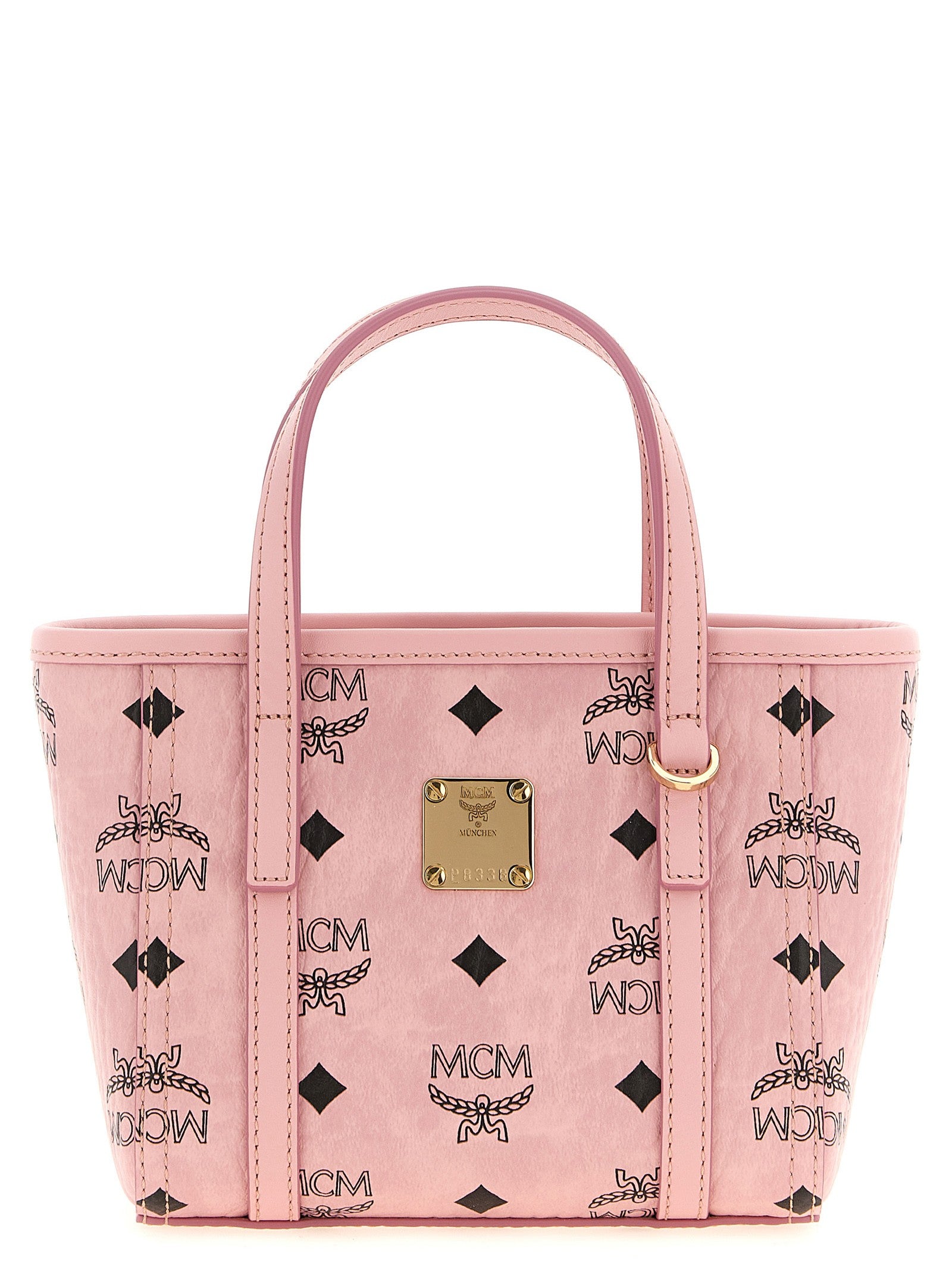 MCM Toni Mini Shopping Bag Blue