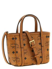 MCM Toni Mini Shopping Bag Brown, view 2