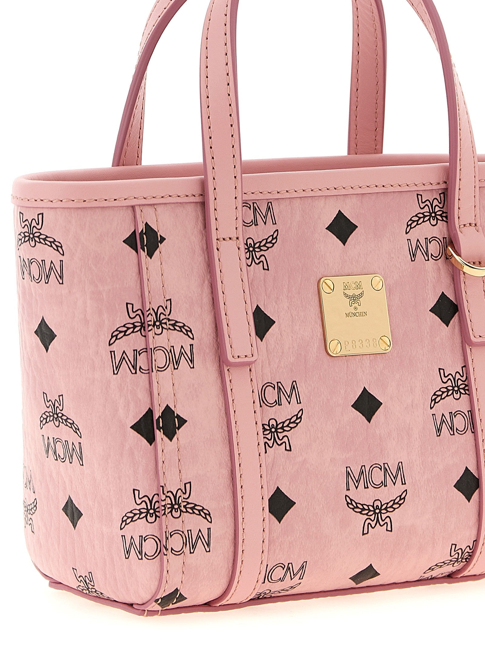 MCM Toni Mini Shopping Bag Blue