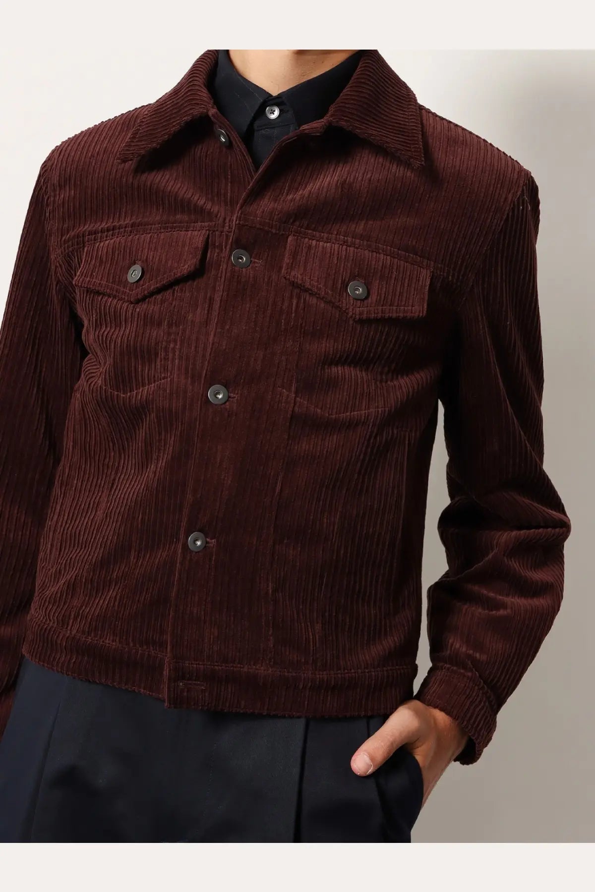 Tonywack Men's Corduroy Jacket Red, view 2