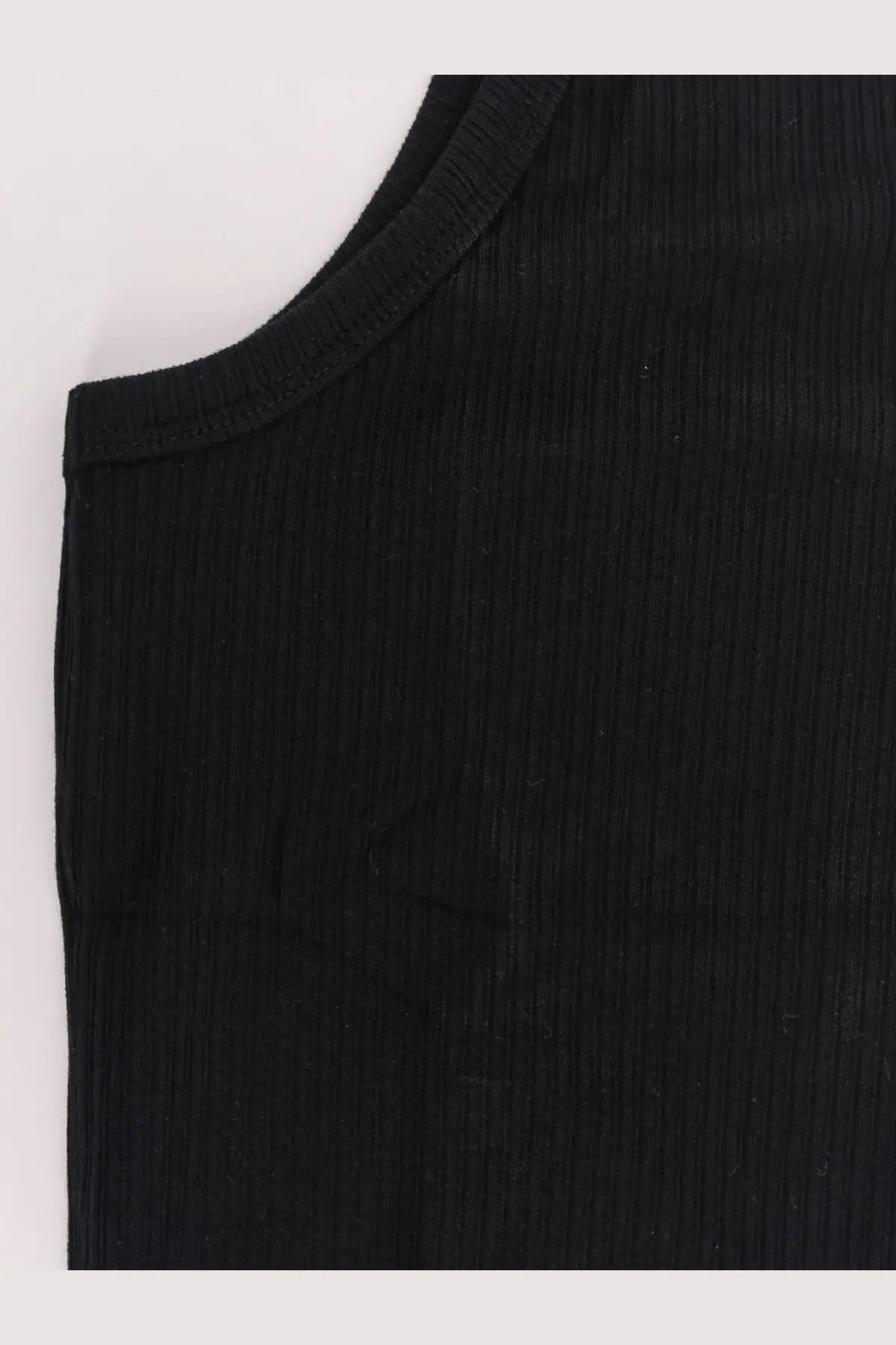 Tonywack men’s lyocell blend tank top black with black ribbed knit sleeveless design and smooth slightly textured fabric