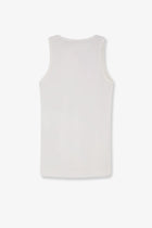Tonywack Men's Lyocell Blend Tank Top White, view 2