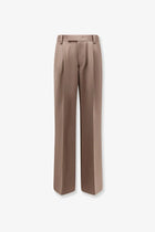 Tonywack Men's Wool Blend Trousers Beige
