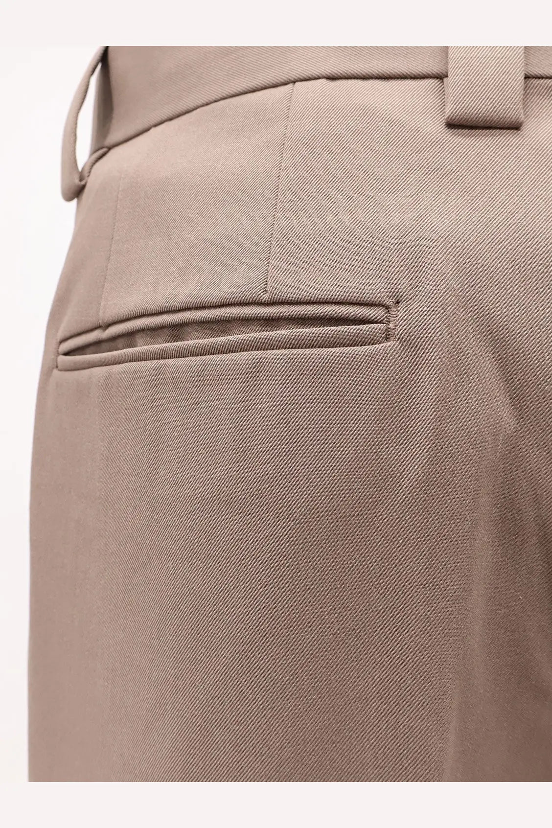 Tonywack Men's Wool Blend Trousers Beige, view 3