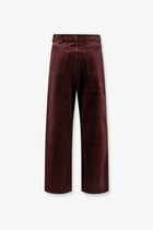 Tonywack Unisex Corduroy Unisex Trousers Red, view 2