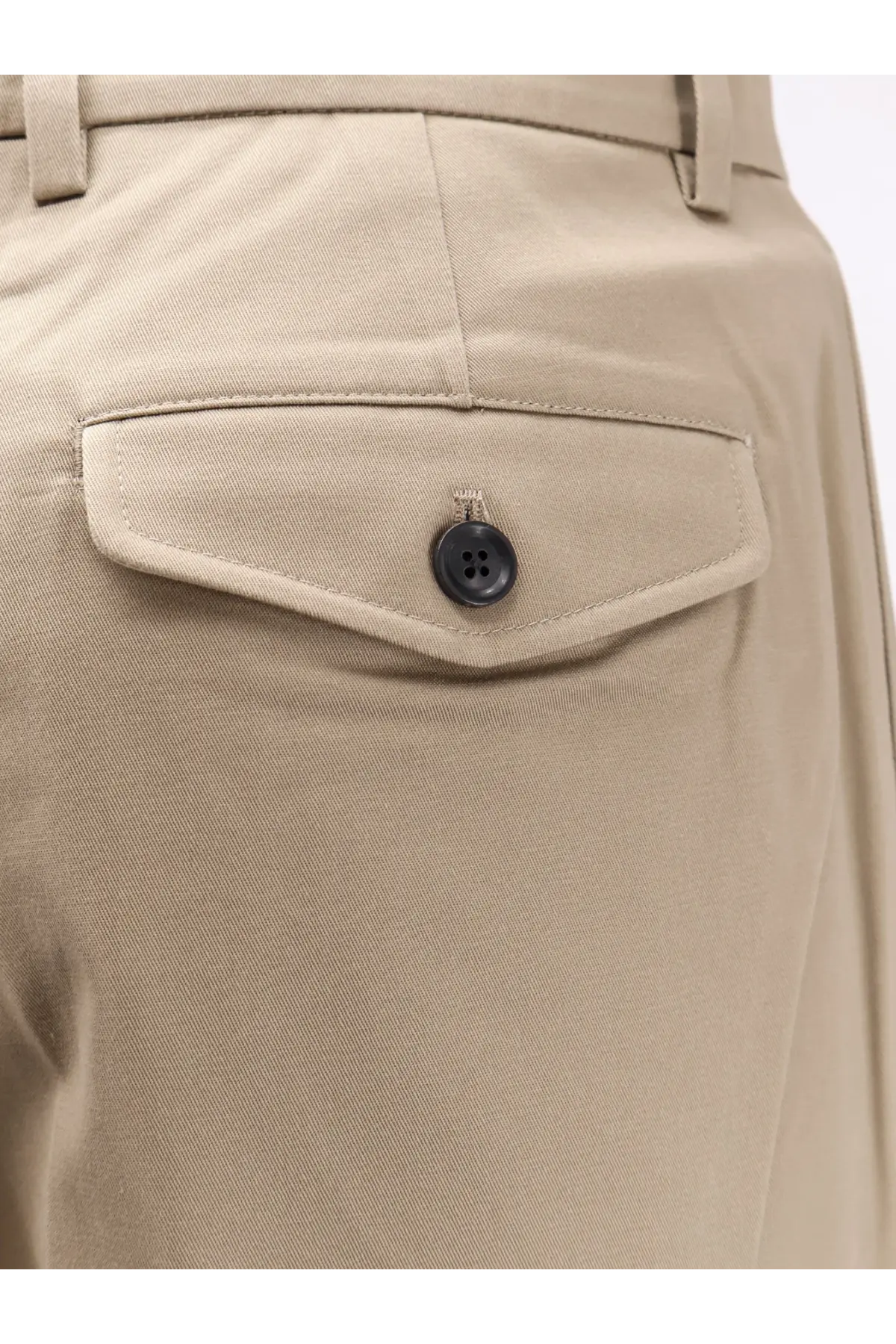 Tonywack Unisex Unisex Cotton Trousers Beige, view 5