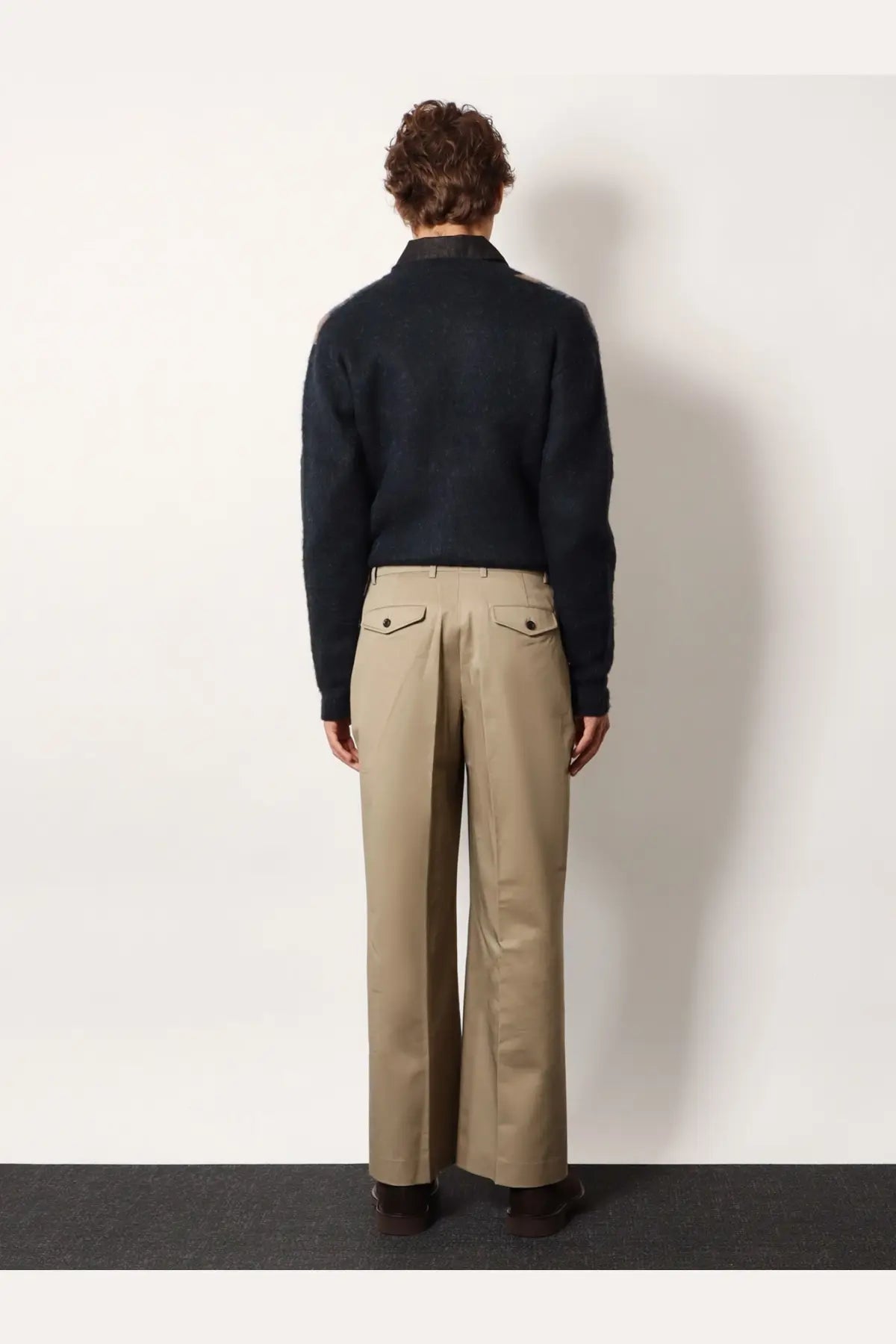 Tonywack Unisex Unisex Cotton Trousers Beige, view 3