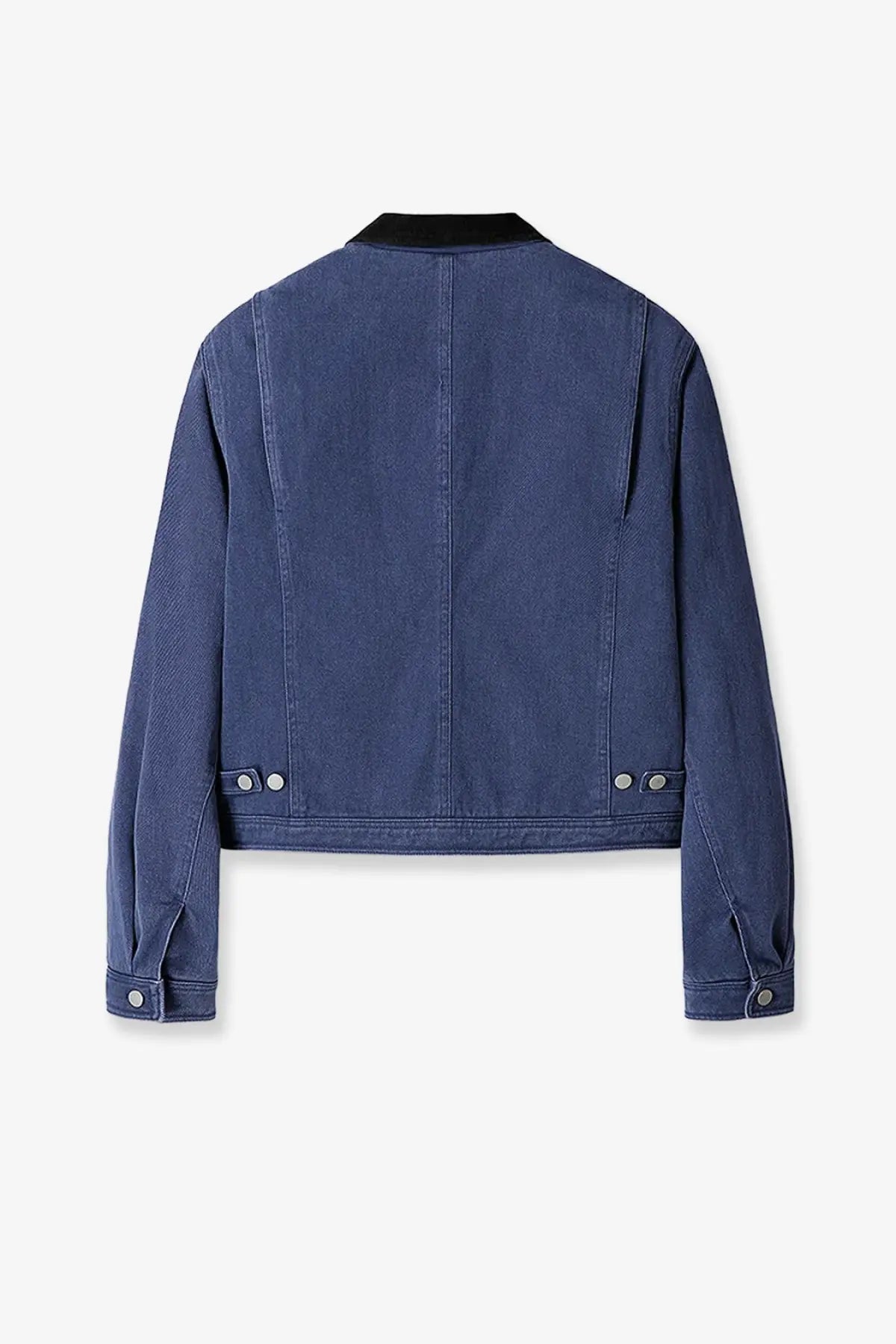 Tonywack Women's Crop Fit Blue Denim Jacket Blue, view 2