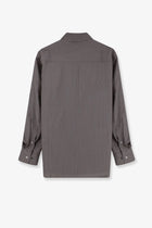 Tonywack Women's Silk and Wool Blend Shirt Grey, view 2