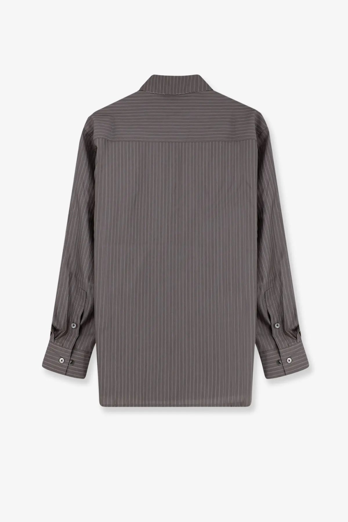 Tonywack Women's Silk and Wool Blend Shirt Grey, view 2