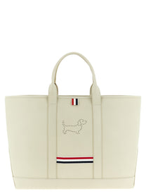 Thom Browne Tool Tote Shopping Bag White