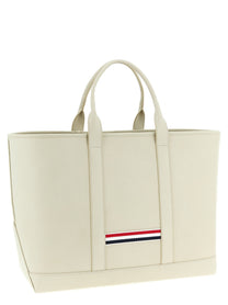 Thom Browne Tool Tote Shopping Bag White