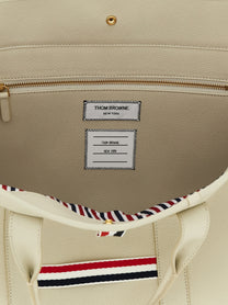 Thom Browne Tool Tote Shopping Bag White