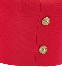 Balmain Top Buttons Pink