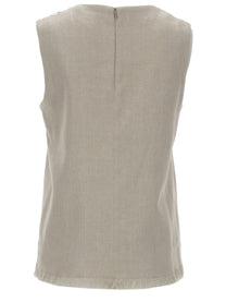 S MAX MARA Women's Top Anika in Lino Beige