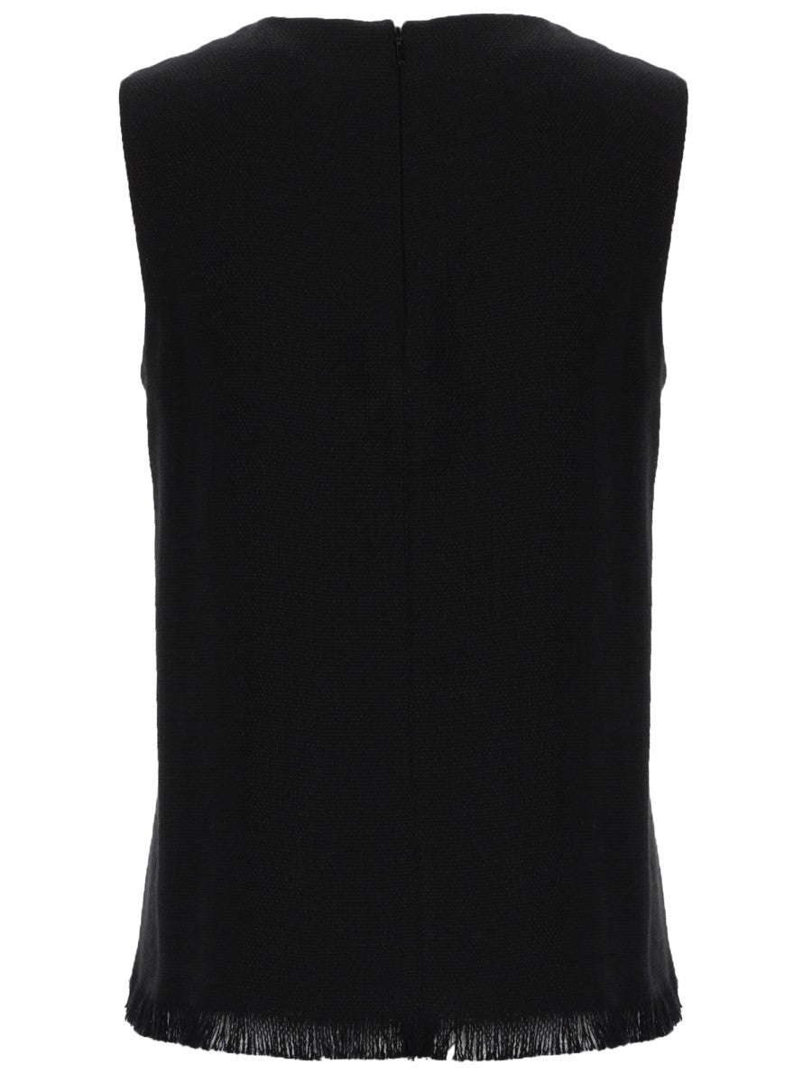 S MAX MARA Women's Top Anika in Lino Black