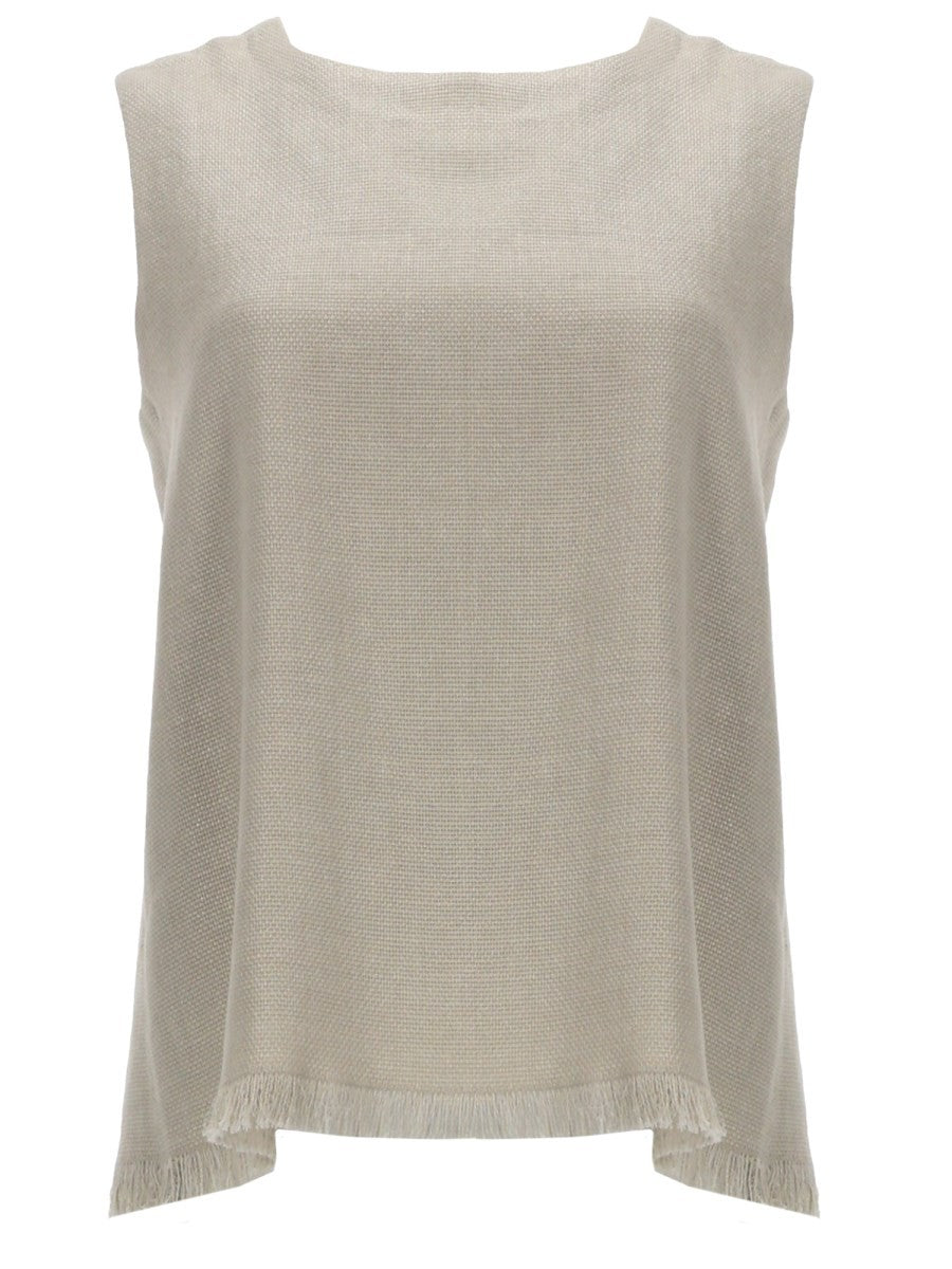 S MAX MARA Women's Top Anika in Lino Beige