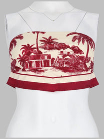 Mc2 Saint Barth Women's Top Bikini Fascia Rio Red