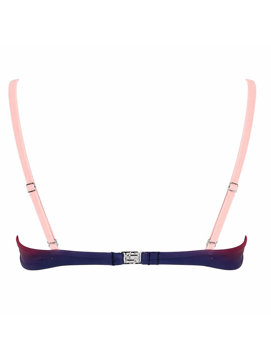 Casablanca Women's Top Bikini Aubergine Gradient Blue