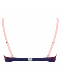 Casablanca Women's Top Bikini Aubergine Gradient Blue