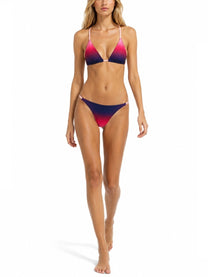 Casablanca Women's Top Bikini Aubergine Gradient Blue