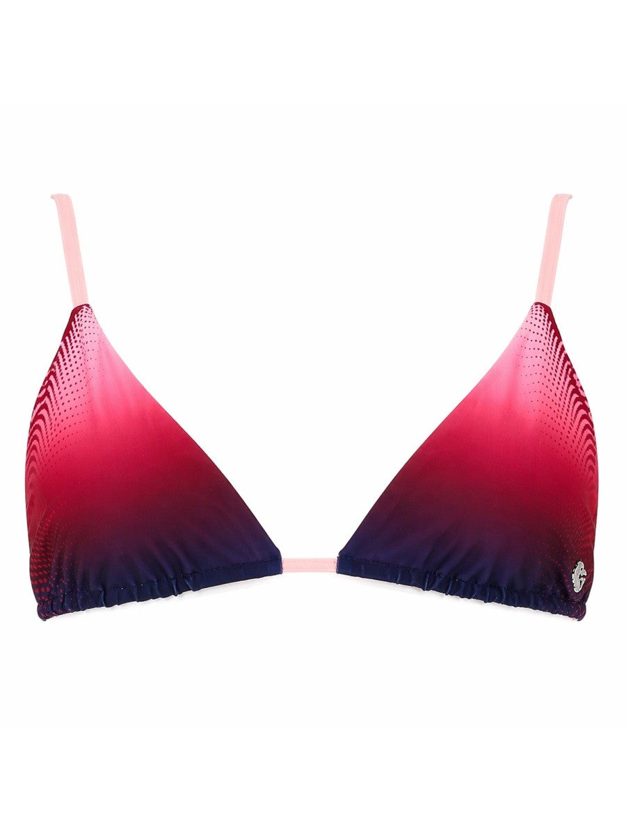 Casablanca Women's Top Bikini Aubergine Gradient Blue