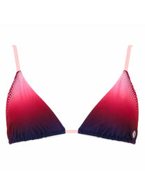 Casablanca Women's Top Bikini Aubergine Gradient Blue