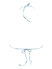 Pucci Women's Top Bikini Con Stampa Blue