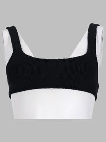 Mc2 Saint Barth Women's Top Bikini Crinckle Naima Black