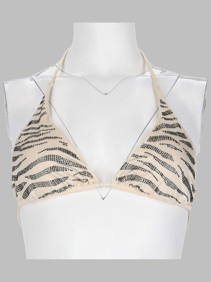 Mc2 Saint Barth Women's Top Bikini Guiana Beige