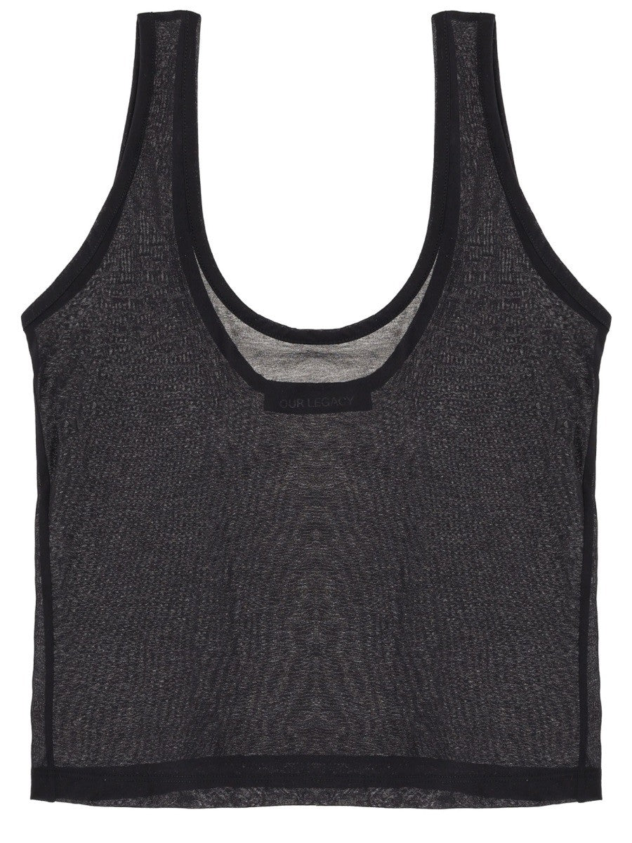 Our Legacy Women's Top Blade Black