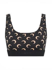 Marine Serre Women's Top Bra Moon Black