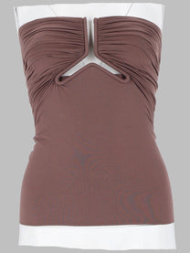 Rick Owens Women's Top Bustier Alannah Blue